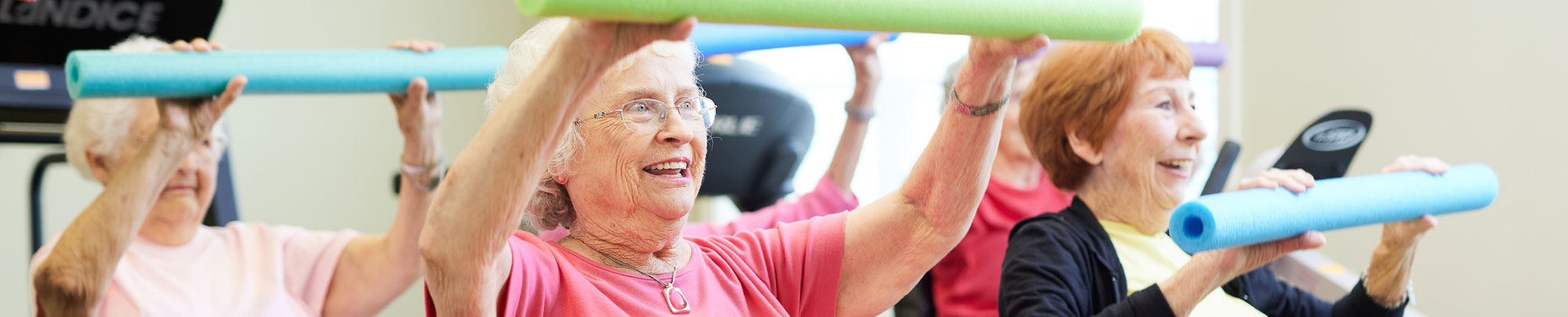 residents exercising